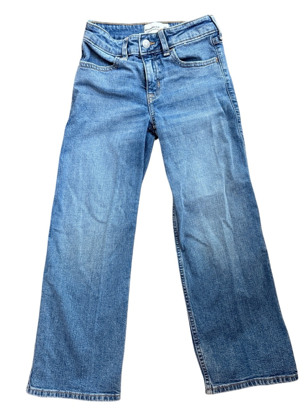 Abercrombie Kids Classic Blue Wide-Leg Jeans